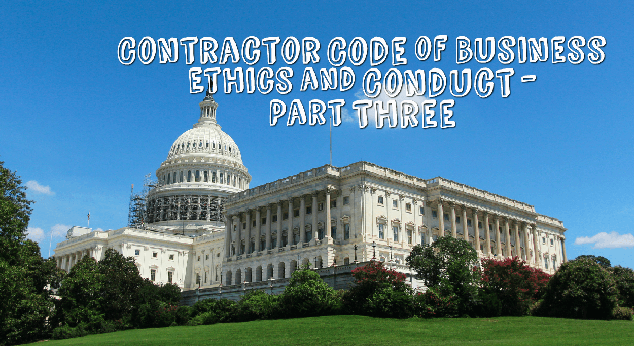 Contractor Code of Business Ethics and Conduct