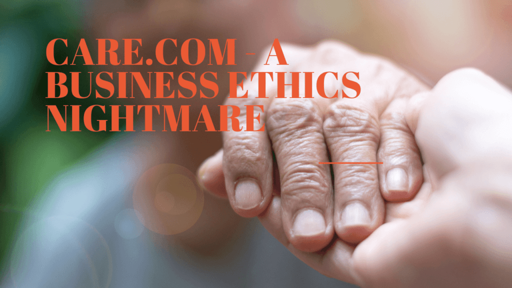 A Business Ethics Nightmare