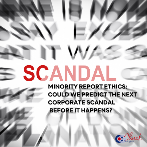 Minority Report Ethics Could We Predict the Next Corporate Scandal Before It Happens
